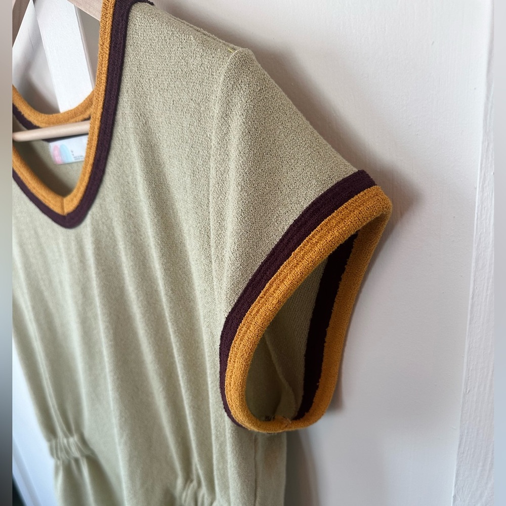 Free People Retro Vibes Mini Dress in Opal Silk, Size Large - Picture 8 of 13